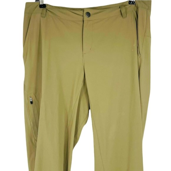 Golite Pants Active Golf Beige Large Women Sports Athletic Bottom Side Pockets - Picture 2 of 4